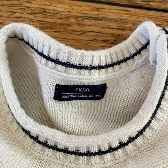 Next Nautical Stripe Sweater - Picture 7 of 10
